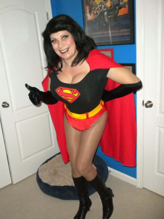 Sexy Dark Supergirl Superhero Costumes